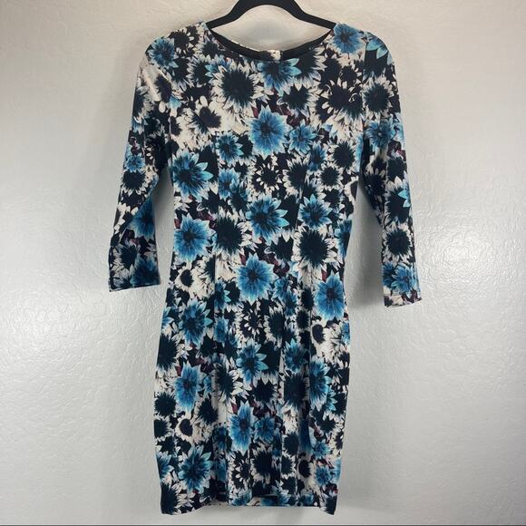 Guess Blue Daisy Bow Back Mini Dress - Picture 12 of 13